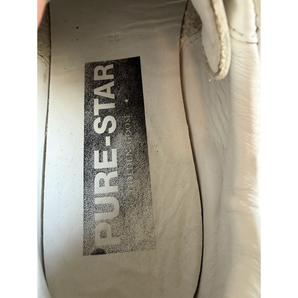 Golden Goose Hi Star Sneaker White/ Leopard Print Heel Tab Sz 38 (6.5-7 Women) - Picture 7 of 8